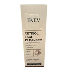 Irev Retinol Face Cleanser Anti-Aging and Deep Cleansing 3.5 Fl. Oz EXP 9/2026